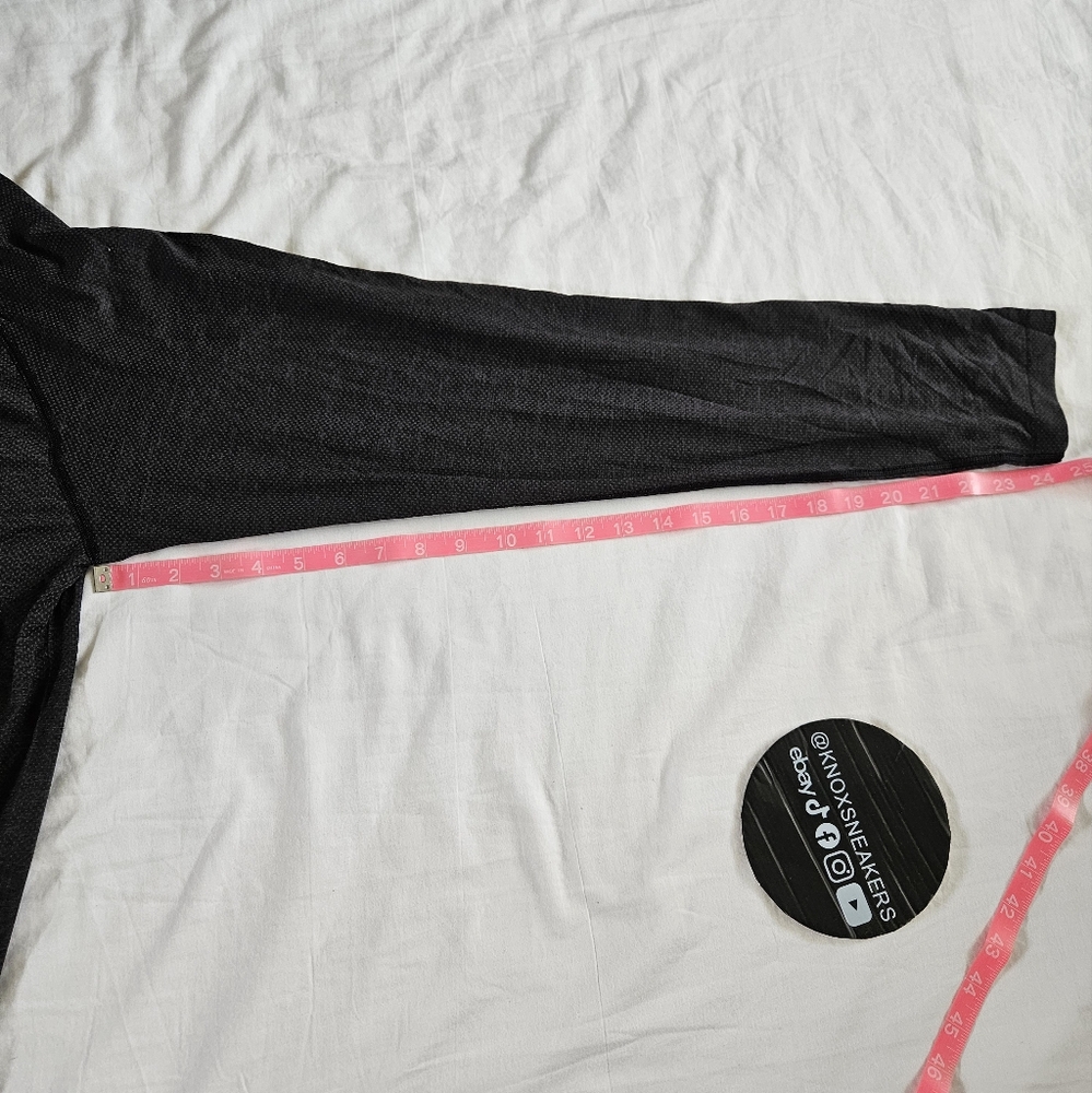 Lululemon Metal Vent Tech Long Sleeve 2.0 DCO/BLK Grey Black Men's Size XXLarge - Picture 7 of 7